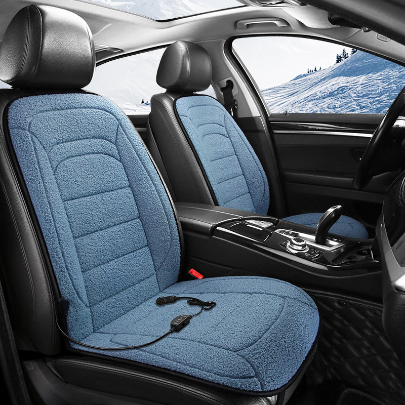 CozySheep 12V Heated Car Seat Cover – Dual Heat Levels, Sherpa Comfort, Constant Temperature Control
