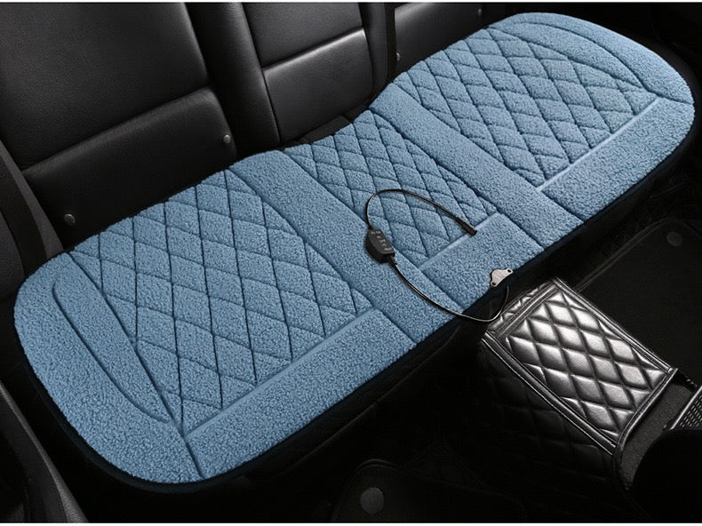 CozySheep 12V Heated Car Seat Cover – Dual Heat Levels, Sherpa Comfort, Constant Temperature Control