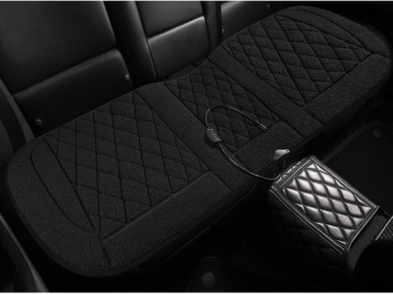 CozySheep 12V Heated Car Seat Cover – Dual Heat Levels, Sherpa Comfort, Constant Temperature Control