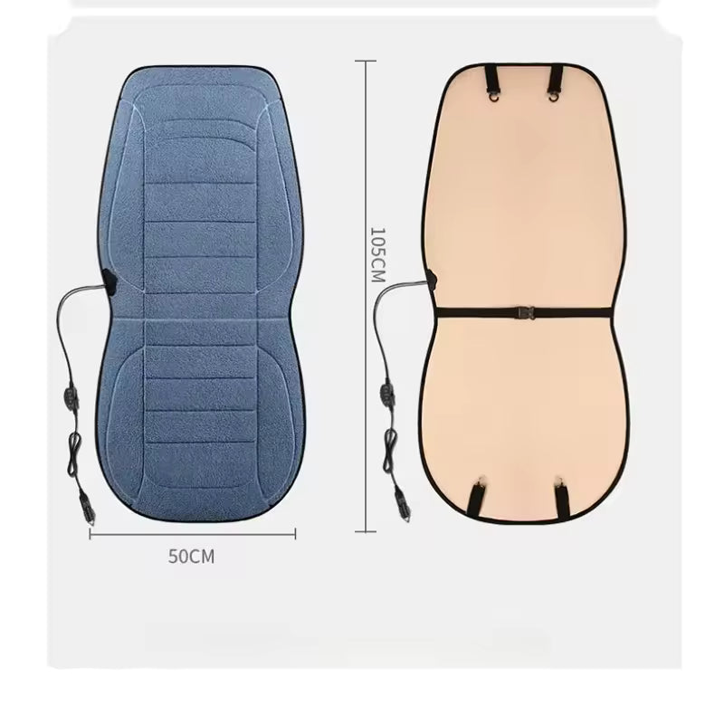 CozySheep 12V Heated Car Seat Cover – Dual Heat Levels, Sherpa Comfort, Constant Temperature Control