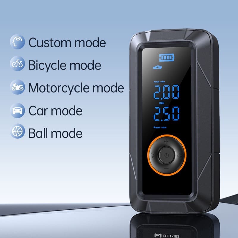 Portable Tire Inflator – Fast, Compact & LED Equipped