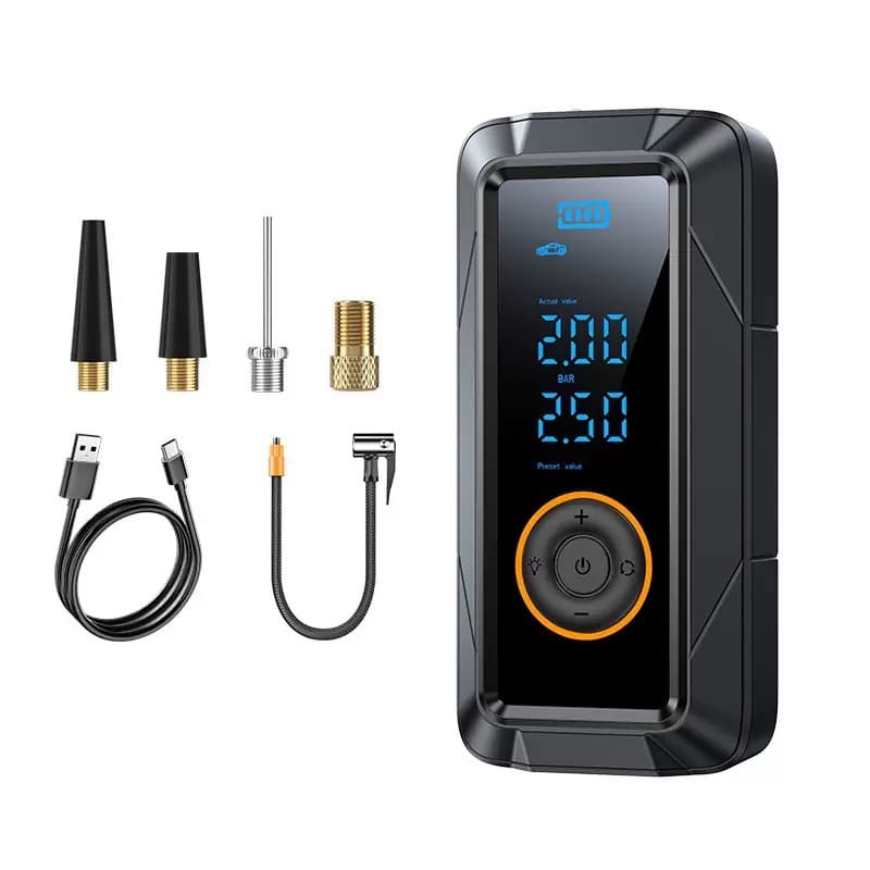 Portable Tire Inflator – Fast, Compact & LED Equipped