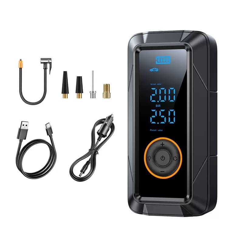 Portable Tire Inflator – Fast, Compact & LED Equipped