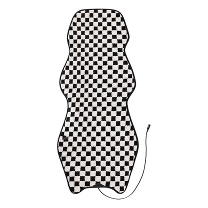 Graphene Pro Heated Car Seat Cushion – 12/24V | 3 Heat Levels | Smart Constant Temperature | Plaid Edition
