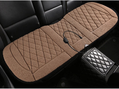 CozySheep 12V Heated Car Seat Cover – Dual Heat Levels, Sherpa Comfort, Constant Temperature Control