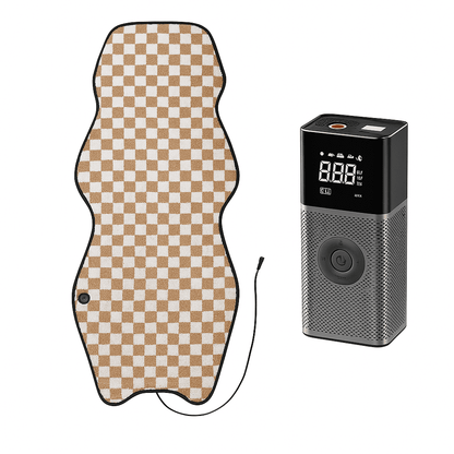 Winter Comfort Kit — Heated Seat Cushion + Portable Tire Inflator